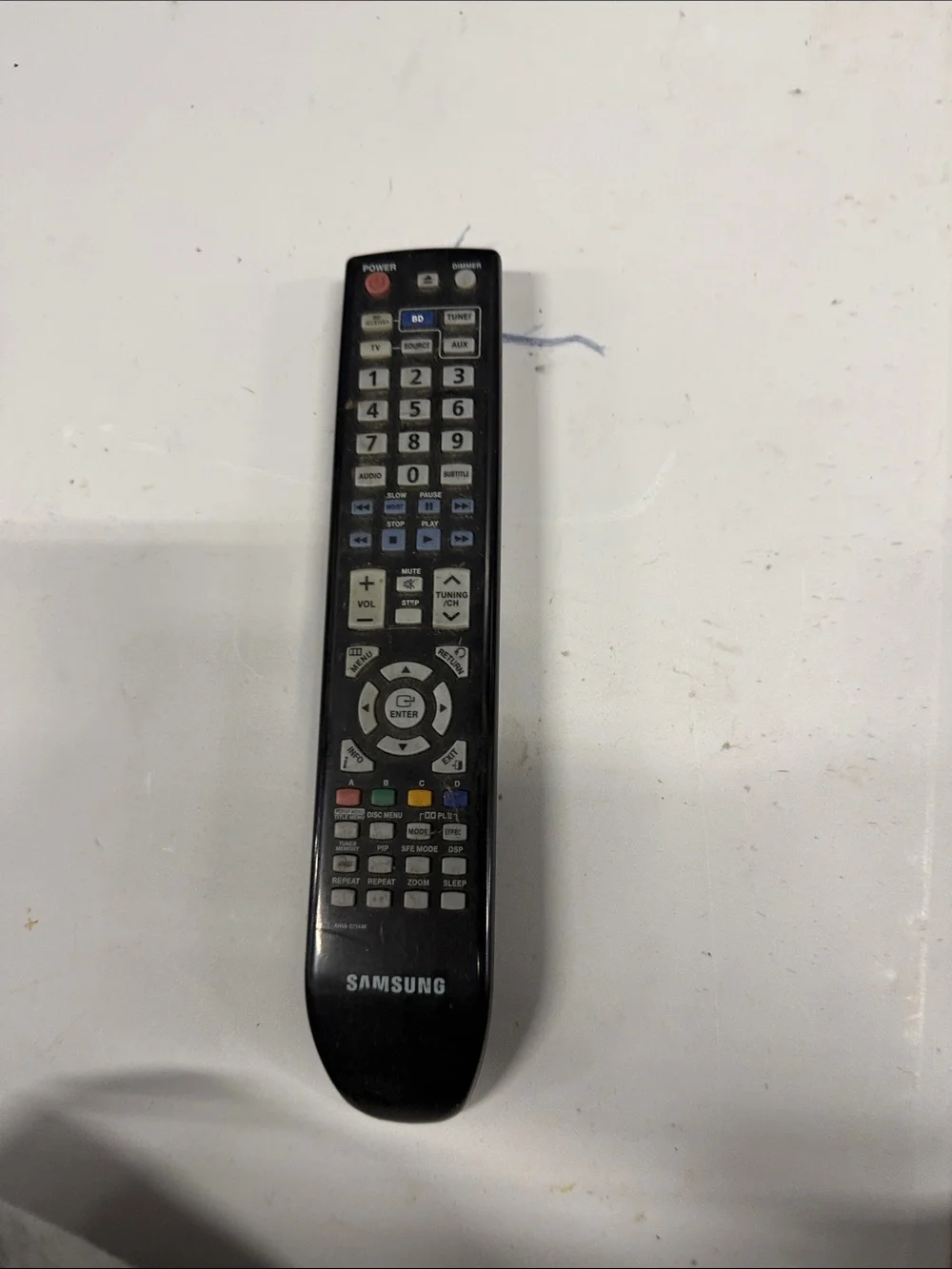 Samsung Black Remote Control with Multi-Function Buttons